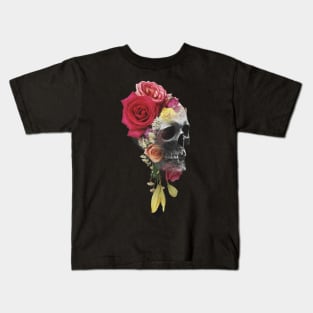 Floral Skull Kids T-Shirt